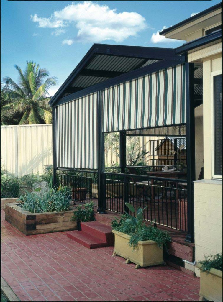 Side Channel Roll Up Awnings.